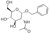 苄基 2-乙酰氨基-2-脱氧-α-d-吡喃葡萄糖苷结构式_13343-62-9结构式