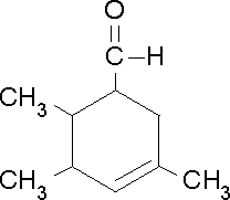异环柠檬醛结构式_1335-66-6结构式