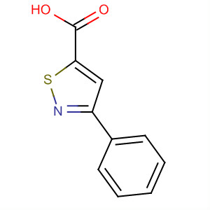 3-苯基-异噻唑-5-羧酸结构式_13363-69-4结构式