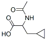 2-乙酰基氨基-3-环丙基丙酸结构式_133992-69-5结构式