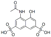 4-乙酰氨基-5-羟基萘-2,7-二磺酸结构式_134-34-9结构式