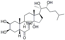 松甾酮A结构式_13408-56-5结构式