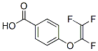4-[(1,2,2-Trifluoroethenyl)oxy]benzoic acid Structure,134151-66-9Structure