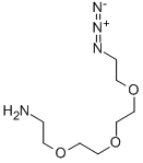 1-氨基-11-叠氮基-3,6,9-三噁十一烷结构式_134179-38-7结构式
