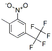 1-甲基-2-硝基-4-(全氟乙基)甲苯结构式_134302-31-1结构式