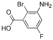 3-氨基-2-溴-5-氟苯甲酸结构式_1343343-57-6结构式