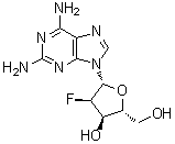 2-氨基-2’-脱氧-2’-氟腺苷酸结构式_134444-47-6结构式