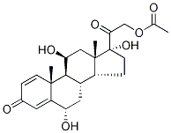 6alpha-羟基泼尼松龙乙酸酯结构式_134526-05-9结构式