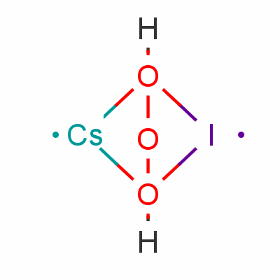 碘酸铯结构式_13454-81-4结构式