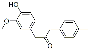1-(4-Hydroxy-3-methoxyphenyl)-3-p-tolylpropan-2-one Structure,134612-39-8Structure