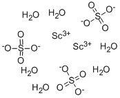 Scandium(III) sulfate hexahydrate Structure,13465-61-7Structure