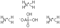 砷酸铵三水结构式_13477-86-6结构式