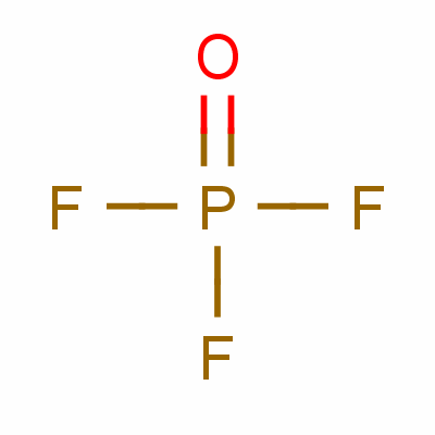 三氟氧化磷结构式_13478-20-1结构式