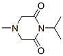 (8ci)-1-异丙基-4-甲基-2,6-哌嗪二酮结构式_13480-20-1结构式