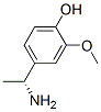 Phenol, 4-(1-aminoethyl)-2-methoxy-, (R)- Structure,134855-95-1Structure