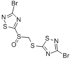 3-Bromo-5-[(3-bromo-1,2,4-thiadiazol-5-ylthio)methylsulfinyl]-1,2,4-thiadiazole Structure,134947-29-8Structure