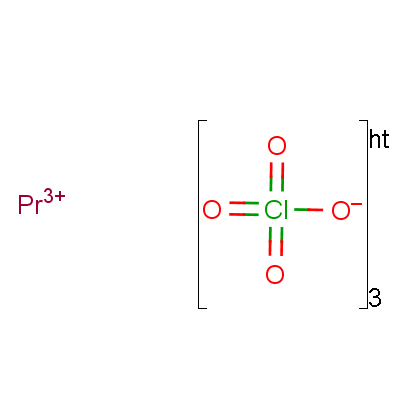 高氯酸镨(III)结构式_13498-07-2结构式