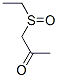 (9ci)-1-(乙基亚磺酰基)-2-丙酮结构式_135102-50-0结构式