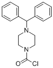 4-Benzhydrylpiperazin-1-yl carbonyl chloride Structure,13521-97-6Structure