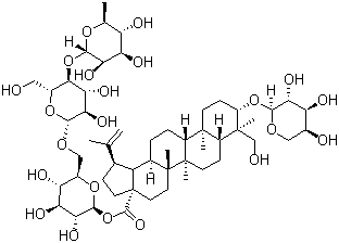 白头翁皂苷B结构式_135247-95-9结构式