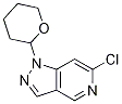 6-氯-1-(四氢-2H-吡喃-2-基)-1H-吡唑并[4,3-c]吡啶结构式_1353637-44-1结构式