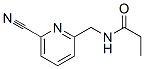 N-[(6-氰基-2-吡啶)甲基]-丙酰胺结构式_135450-34-9结构式