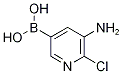 3-氨基-2-氯吡啶-5-硼酸结构式_1354697-94-1结构式