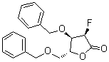 (3R,4R,5R)-4-(苄氧基)-5-(苄氧基甲基)-3-氟-二氢呋喃-2(3H)-酮结构式_1355049-97-6结构式