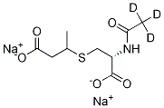 N-乙酰基-S-(3-羧基-2-丙基)-L-半胱氨酸-d3二钠盐结构式_1356933-73-7结构式
