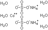 Ammonium cobalt(II) sulfate hexahydrate Structure,13586-38-4Structure