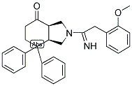 (3Ar,7ar)-八氢-2-[1-亚氨基-2-(2-甲氧基苯基)乙基]-7,7-二苯基-4H-异吲哚-4-酮结构式_135911-02-3结构式