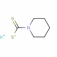 哌啶-1-二硫代羧酸钾结构式_136-04-9结构式