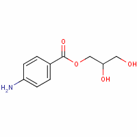 1,2,3-Propanetriol, 1-(4-aminobenzoate) Structure,136-44-7Structure