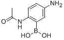 2-乙酰氨基-5-氨基苯硼酸结构式_136237-84-8结构式