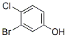 3-Bromo-4-chlorophenol Structure,13659-24-0Structure