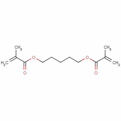 1,5-二甲基丙烯酸戊二醇酯结构式_13675-34-8结构式