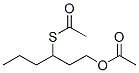 3-乙酰硫代乙酸己酯结构式_136954-25-1结构式