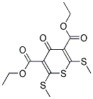 2,6-双(甲基硫代)-4-氧代-4H-硫代吡喃-3,5-二羧酸二乙酯结构式_13700-78-2结构式