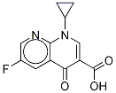 1-环丙基-6-氟-1,4-二氢-4-氧代-1,8-萘啶-3-羧酸结构式_137118-01-5结构式