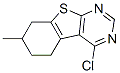 4-氯-7-甲基-5,6,7,8-四氢[1]苯并噻吩[2,3-d]嘧啶结构式_137438-23-4结构式