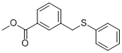 3-[(苯基硫代)甲基]苯甲酸甲酯结构式_137571-38-1结构式