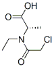 (9ci)-n-(氯乙酰基)-n-乙基-丙氨酸结构式_138062-75-6结构式