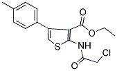 2-(2-氯乙酰基氨基)-4-对甲苯噻吩-3-羧酸乙酯结构式_138098-81-4结构式
