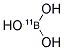 硼酸-11B结构式_13813-78-0结构式