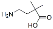 4-氨基-2,2-二甲基丁酸结构式_138146-22-2结构式