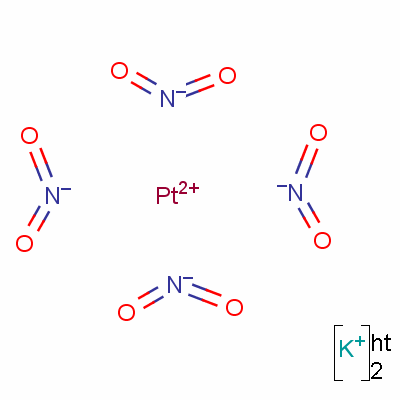 Potassium tetranitroplatinate(ii) Structure,13815-39-9Structure