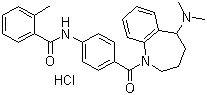 盐酸莫扎伐普坦结构式_138470-70-9结构式