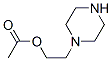 (8ci,9ci)-乙酸酯(酯)1-哌嗪乙醇结构式_13849-30-4结构式