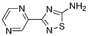 3-(吡嗪-2-基)-1,2,4-噻二唑-5-胺结构式_138588-23-5结构式