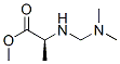 (9ci)-n-[(二甲基氨基)甲基]-L-丙氨酸甲酯结构式_138640-74-1结构式